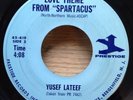 YUSEF LATEEF Love Theme From Spartacus / Sea Breeze   Prestige 419 jazz 45 VG+