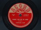 Blues 78 Acorn 323 Carolina Slim Ed Harris