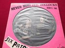SEX PISTOLS - NEVER MIND THE BOLLOCKS - RARE UK 1977 PIC DISC LP + DIE CUT EX/EX