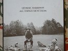 George Harrison 3 LP Box All Things Must Pass '70 w Poster Beatles Apple VG++/M-