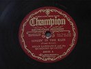 BRIAN LAWRANCE & QUALINO QUARTET Singin in the Rain CHAMPION 40046 78 RPM  / E