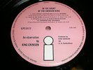 King Crimson In The Court Of The Crimson King LP UK 69' PINK ISLAND