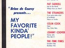 Merv Benton,Pink Finks,Colin Cook,Strangers,Pat Carroll, etc.orig. 60's  W&G LP