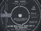 IRMA THOMAS - ANYONE WHO KNOWS WHAT LOVE IS - TIME IS ON MY SIDE