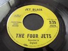 THE FOUR JETS RARE ENGLAND SURF RAB 2 SIDE INSTRO CAPITOL PROMO 4270 JET BLACK