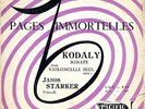 Pacific LDP-F29 - Kodaly - Sonate Pour Violoncelle Seul (Cello Sonata) - STARKER