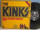 THE KINKS 20 Golden Greats LP (1978 EX++ Vinyl) Best of/Greatest Hits Ray Davies