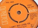 PAUL ANKA - I CAN'T HELP LOVING YOU  - UK RCA NORTHERN SOUL 45 VINYL 7