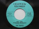TOPICS Hey Girl If Love Comes Knockin Chadwick Northern Soul RARE NM 45 HEAR