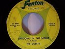 Quests  Shadows In The Night / I'm Tempted  1966 Fenton Michigan Garage Rock 45