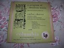 Carlos Chavez program of Mexican music 1st Andy Warhol designed record lp cover
