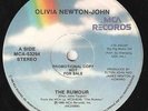 OLIVIA NEWTON-JOHN -The Rumour- 1998 CANADIAN MCA PROMO 45  ELTON JOHN  CANADA