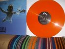 NIRVANA NEVERMIND LTD ED CLEAR ORANGE VINYL LP RECORD GEFFEN LABEL