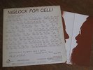 Phill Niblock - Niblock for Celli LP NM- w/ Joseph Celli ORIGINAL avant garde