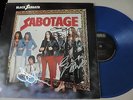 BLACK SABBATH  SIGNED SABOTAGE PSA/DNA  LP ALBUM BLUE VINYL