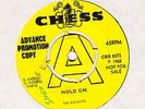 THE RADIANTS  Hold on /I'm glad I'm the loser CHESS Promo 7