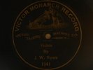 J.W. Myers (one-sided 78 rpm) VIOLETS vocal   Victor Monarch 1141 G+ to VG- pop.