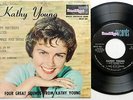 KATHY YOUNG 45 EP Four Great Sounds INDIGO Teen DOO WOP Picture Sleeve #CC445