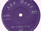 DANDY Rudy a message to you / Till death dous part Ska beat JB 273 Classic ska