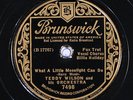 78 RPM -- Billie Holiday (with Teddy Wilson and his Orch.), Brunswick 7498, E