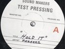 Pazazzz - Hold It - Original Rare NM Random Electro Rap Test Press 12 Inch