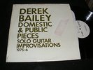 Smal Label DEREK BAILEY LP Domestic & Public Pieces SOLO GUITAR Quark Records 79