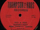 Roman Stewart & Linval Thompson - Rice And Peas, Sufferer's Feast UK orig 12