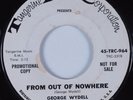 Northern Soul 45 GEORGE WYDELL From Out Of Nowhere TANGERINE HEAR