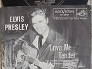 Elvis Presley - Love Me Tender -  Black / White PS + RARER Lined 45