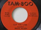 RICKY ALLEN-CUT YOU LOSE /SOUL STREET-NORTHERN FUNK on Tam-Boo