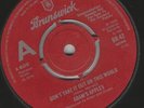 DON'T TAKE IT OUT OF THIS WORLD/ DON'T YOU WANT ME HOME - ADAM'S APPLES DEMO
