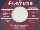 Detroit Hillbilly Bopper 45 - BUSTER TURNER That Old Heartbreak Express FORTUNE
