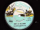 MARCIA GRIFFITHS.DON'T LET ME DOWN.REGGAEITES.PETER TOSH.UK 7