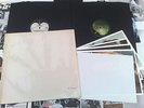 BEATLES WHITE ALBUM SUPERB 1ST UK TOP LOAD STEREO POSTER PICS + MEG RARE SPACER
