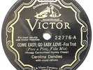 Hoagy Carmichael CAROLINA DANDIES Come Easy Go Easy Love VICTOR 2276 Sunny Clapp