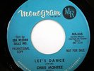 HEAR Chris Montez 45 Let's Dance/You're The One MONOGRAM 505 garage dancer promo
