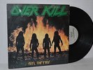 Overkill, Feel The Force   Orig. '85 Megaforce Heavy Speed Thrash Metal LP