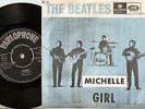 THE BEATLES MICHELLE & GIRL NORWAY NORWEGIAN 45+PS 1966 J LENNON P McCARTNEY