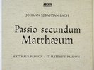 ARCHIV ED.1 BACH MATTHEW MATTHAUS PASSION KARL RICHTER 4 LP SAPM 198 009/12 NM