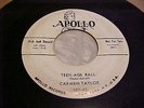 CARMEN TAYLOR Teen-Age Ball RARE R&B ROCKER 45 on APOLLO DJ PROMO Hear