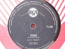 ELVIS - RARE SOUTH AFRICAN 78  - FEVER / THRILL OF YOUR LOVE - RCA 71.320 AFRICA