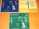 SCHUBERT QUARTETS BUDAPEST STRING QUARTET COLUMBIA 6 EYE 3LPS BEAUTIFUL NM