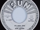 R&B 45 DON HOSEA Uh Huh Unh SUN HEAR