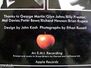 BEATLES Let It Be 3U/2U RED APPLE LP From Box Set 1970