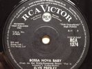 Elvis Presley UK Black Label 45 Bossa Nova SOLID CENTRE 