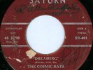 THE COSMIC RAYS w/ SUN RA Dreaming RARE DOO WOP 45 on SATURN