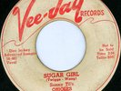 SONNY TIL'S ORIOLES Sugar Girl RARE PROMO DOO WOP 45 on VEE-JAY