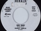 Rockabilly 45 BUDDY GRECO Ooh Baby HERALD HEAR