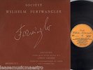 WILHELM FURTWANGLER brahms concertos FRENCH PRIVATE SWF 6901 NUMBERED 307 LP 33T