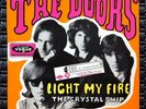 THE DOORS LIGHT MY FIRE  French EP  7/45  UNIQUE  NEAR MINT 1967 VOGUE